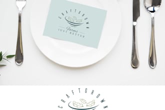 do attractive, minimalist, aesthetic logo creation for you