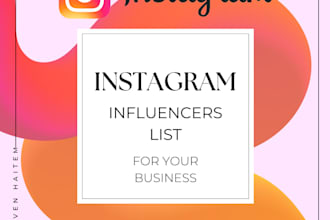find the best instagram influencers for your business