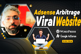 create complete viral adsense arbitrage website
