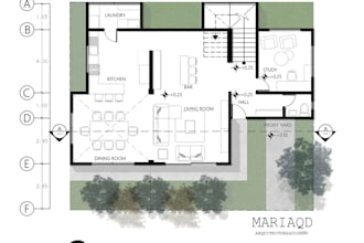 draw your interior floor plan in 2d with autocad