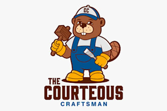 do attractive handyman automotive service logo design