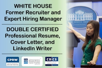 write and design your resume and cover letter and optimize your linkedin profile