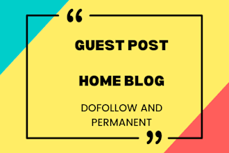 do guest post on high quality home improvement blog