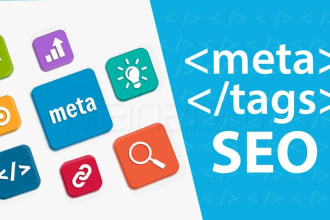 write meta titles, meta descriptions and image alt tags