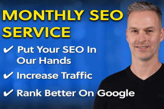 provide a monthly SEO service