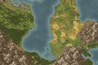 create a custom fantasy map