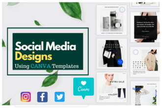 design canva instagram templates for social media posts fully editable