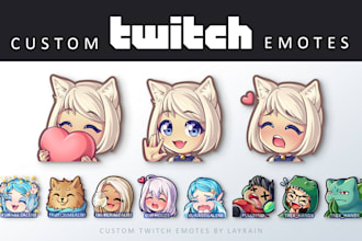 draw custom twitch emotes