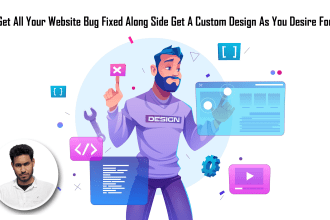code custom HTML, CSS, PHP, javascript code and fix bug