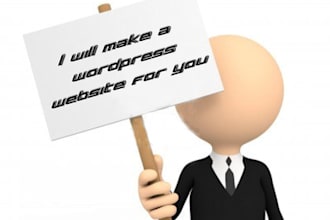 make a wordpress website