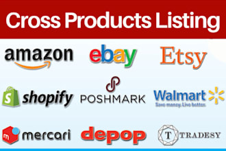 create cross listing on ebay poshmark shopify depop etsy