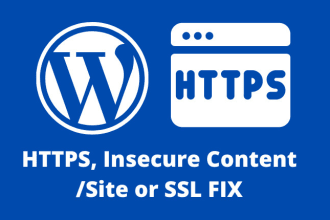 fix wordpress ssl, https or insecure issue in 1 hour