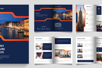 design business bifold, trifold brochure
