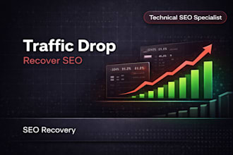 audit and fix SEO issues causing traffic drop