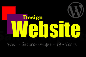 create an SEO ready, fast and secure wordpress website