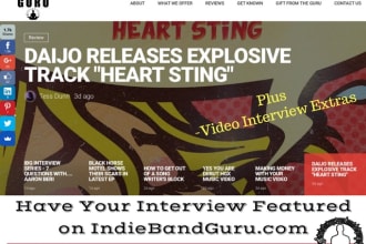 interview your band for the indiebandguru music blog