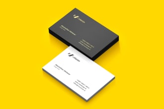 design modern creative business card and stationary