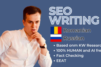 write original and SEO friendly content in romanian