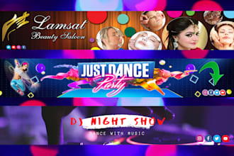 create a youtube banner and logo design