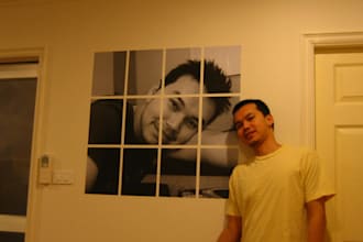 convert any of your image into a big wall poster