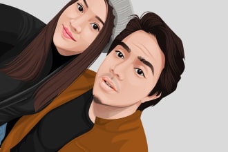 draw your photo to cartoon portrait