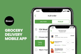 do grocery delivery app development, grocery website like instacart, grubhub