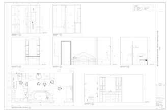 do architectural interior working drawings in autocad