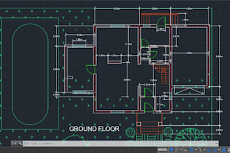 do any drawings in autocad