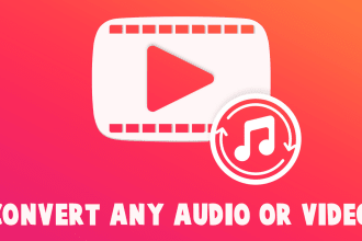 convert any video or audio file to mp3, wav, mkv, mp4, and more