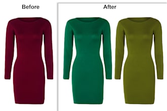 do color correction,change colour for you