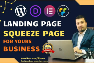 design wordpress landing page or squeeze page for business