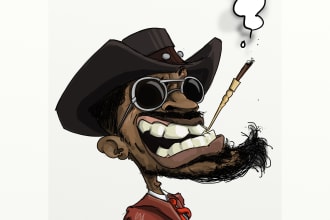 draw amazing and original cartoon caricature for you