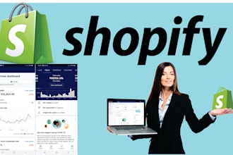 be your shopify virtual assistant, shopify store manager,