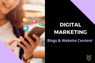 write a digital marketing blog post or article