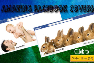 create an Elegant, Business and Professional FB Timeline Cover in 48hrs