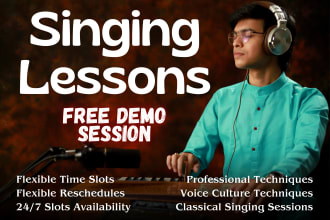 provide singing lessons vocal coaching voice lessons