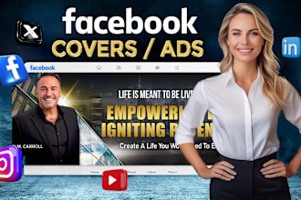 design professional facebook cover photo banner