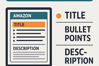 do amazon optimization title , bullet points and description