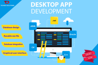 create a  c sharp dot net application,desktop application on visual studio