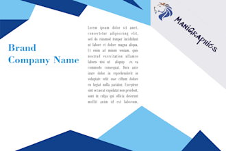 design professional brochure for your business