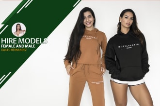 do product photography with models