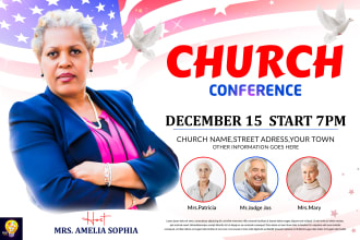 design amazing modern church flyers and posters