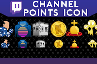 craft unique channel points icons