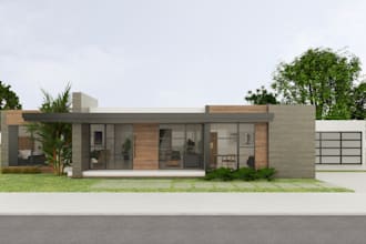 design and render your 3d exterior and interior house
