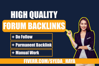 do forum backlinks posting seo dofollow 100