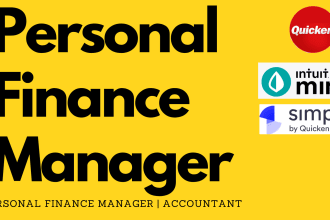 quicken quickbook ynab accountant  personal finance manager, ready books for CPA