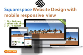 design, redesign or update your squarespace website
