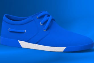 create 3d model of sneaker