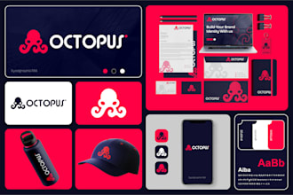 design your brand identity or branding package, brand kit