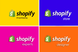 design shopify website , shopify store